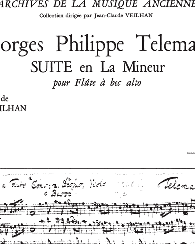 Suite in A minor (Archives De La Musique Ancienne)