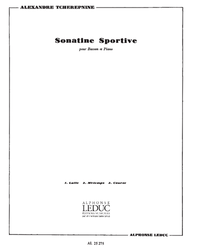 Sonatine Sportive, Op. 63