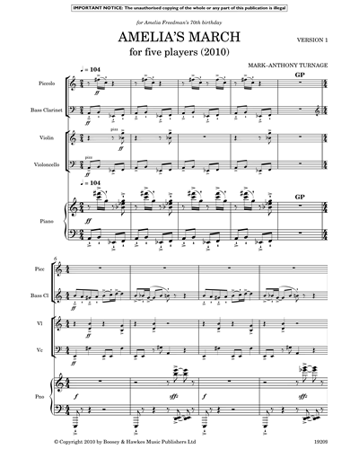 Full Score/Piano