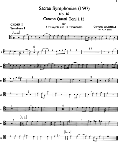 [Choir 1] Trombone 1