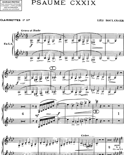 Clarinet in A 1/Clarinet 1 & Clarinet in A 2/Clarinet 2