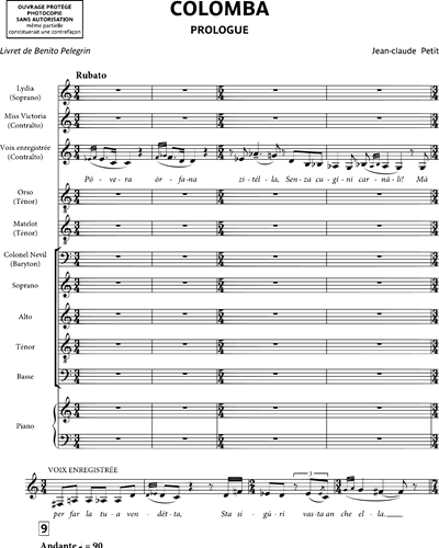 Opera Vocal Score