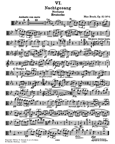 Eight Pieces, op. 83 (No. 6 in G minor)