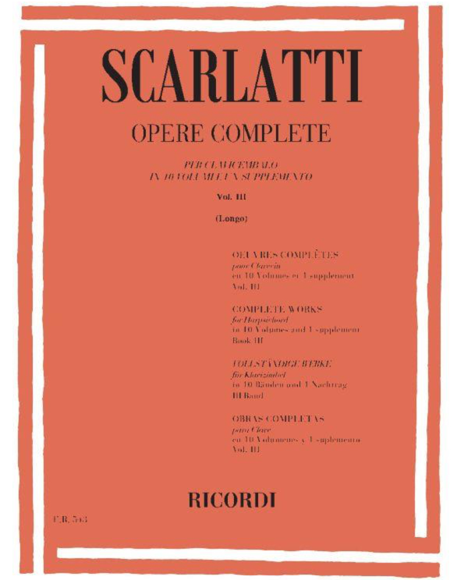 Opere complete per clavicembalo Vol. 3