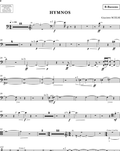 [Orchestra B] Bassoon