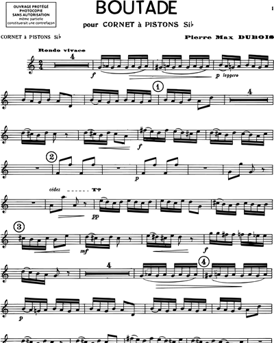 Cornet/Trumpet in C (Alternative)