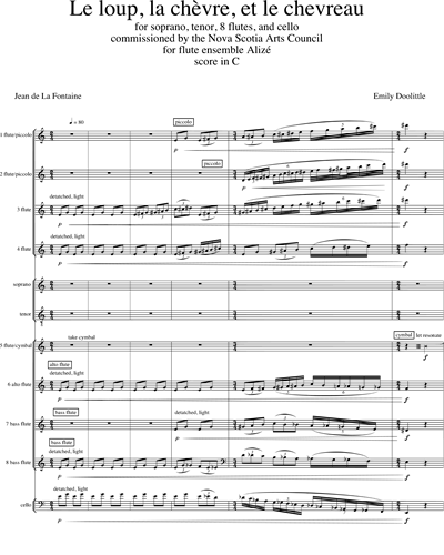 Full Score & Soprano & Tenor