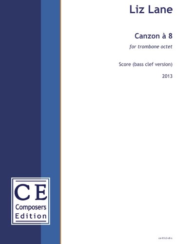 Canzon à 8 (bass clef version)