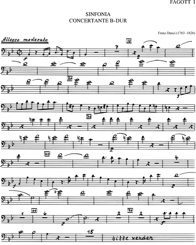 Sinfonia concertante B-dur für 2 Violinen und Orchester
