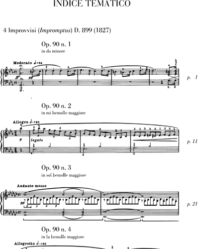 8 Improvvisi Op. 20 - 142 & 3 Pezzi D. 946