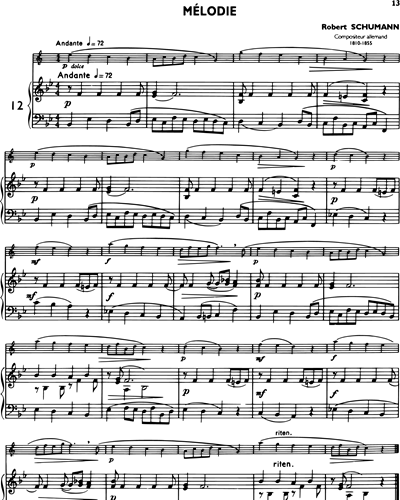 La Clarinette Classique, Vol. A: Mélodie