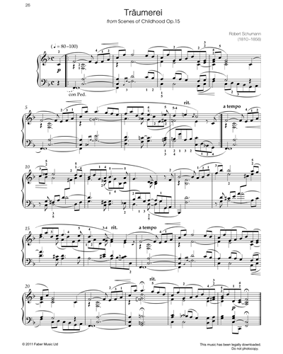 Traumerei (from 'Scenes Of Childhood Op.15')