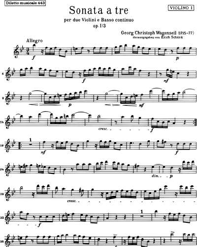 Sonata a Tre in Bb major, op. 1/3