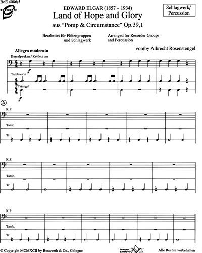 Land Of Hope And Glory (from "Pomp and Circumstance" Op. 39, No. 1)
