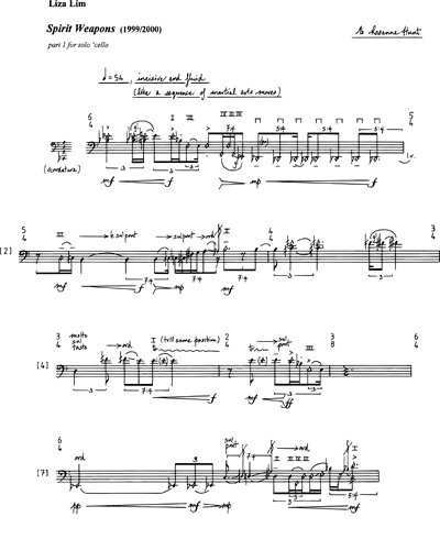 Cello & Contrabass Clarinet 1 & Contrabass Clarinet 2 & Percussion 1 & Percussion 2 & Percussion 3