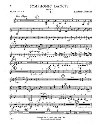 Symphonic Dances, op. 45 