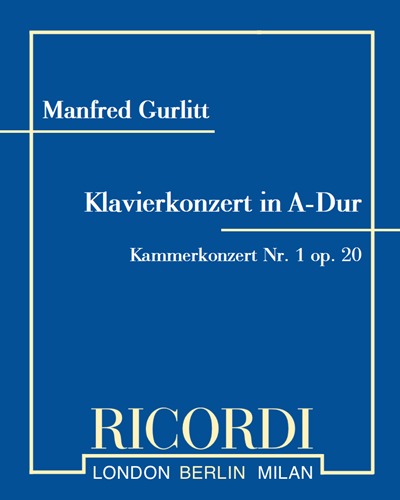 Klavierkonzert in A-Dur (Kammerkonzert Nr. 1) op. 20