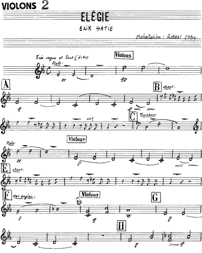 Elégie (extrait de "5 mélodies" Op. 19)