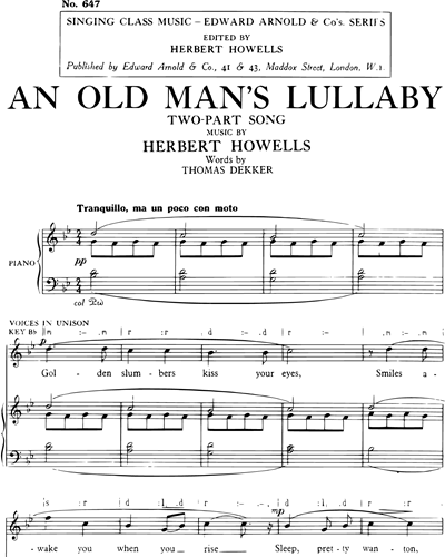 An Old Man's Lullaby