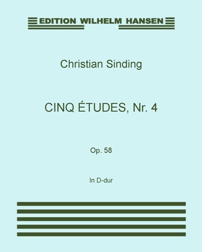 Cinq études, Op. 58 Nr. 4