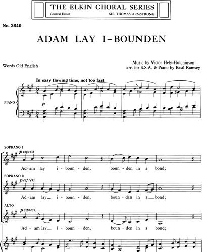 Adam lay i-bounden