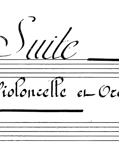 Suite for Cello and Orchestra