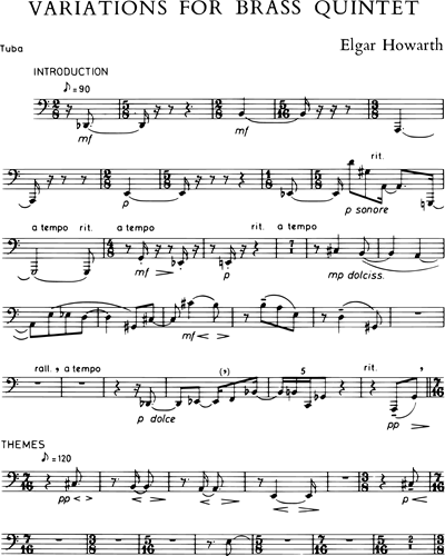 Variations for Brass Quintet