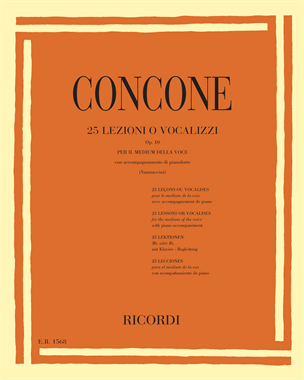 25 lezioni o vocalizzi per il medium della voce Op. 10