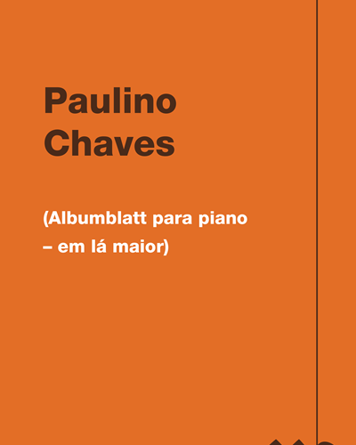 (Albumblatt para piano – em lá maior)