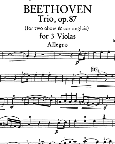 Trio, op. 87