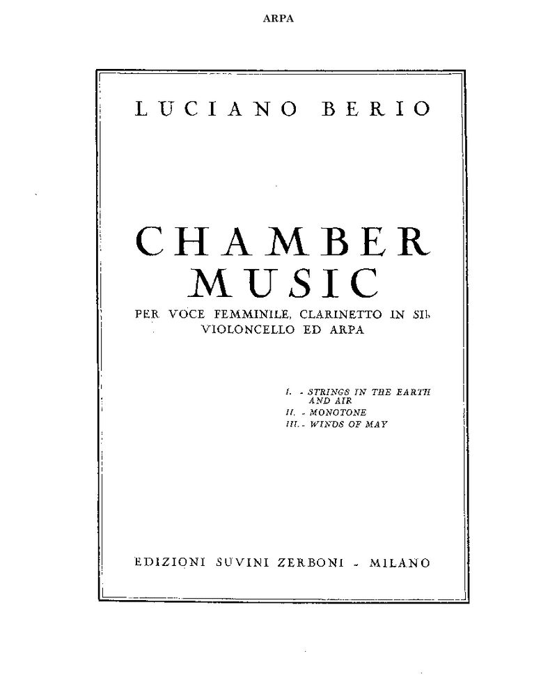 Chamber Music