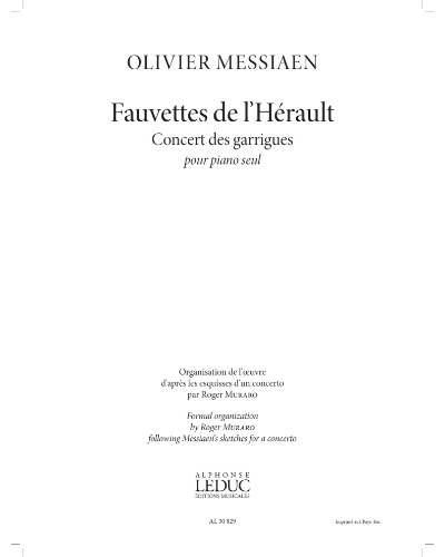 Fauvettes de l'Hérault - Concert des Garrigues