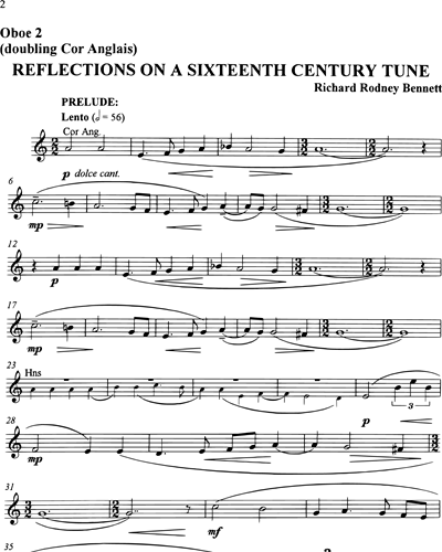 Reflections on a Sixteenth Century Tune