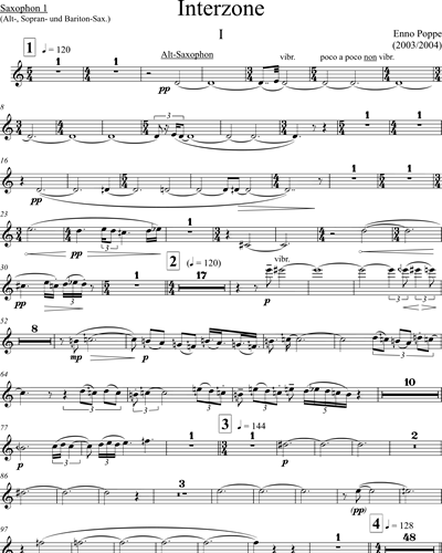 Soprano Saxophone 1/Alto Saxophone/Baritone Saxophone