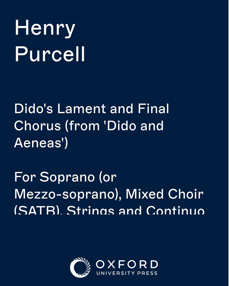 Dido's Lament and Final Chorus (from 'Dido and Aeneas')