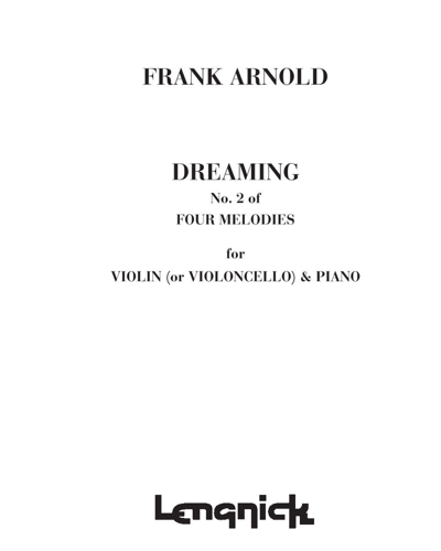 Dreaming (No. 2 from 'Four Melodies')