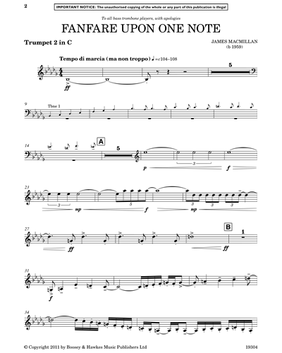 Trumpet 2 in C