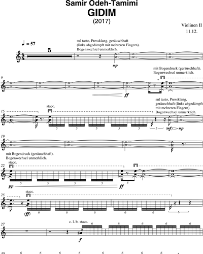 Violin 2 XI-XII