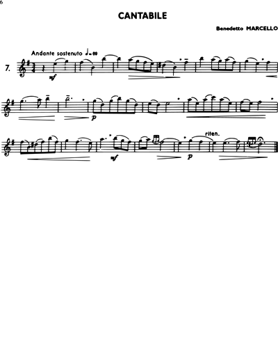 La Flûte Classique, Vol. 2: Cantabile in E minor