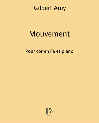 Mouvement pour cor en Fa et piano