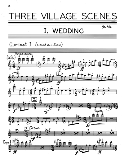 Clarinet 1 in Bb/Clarinet 1 in A