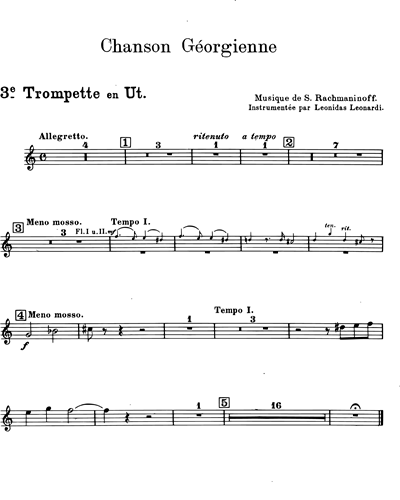 Trumpet 3 in C