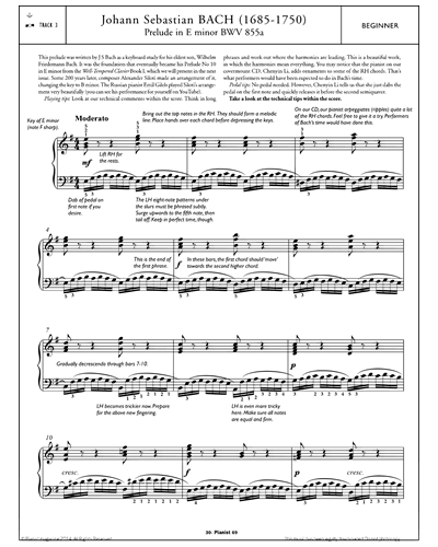Prelude in E Minor BWV 855a