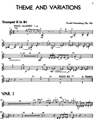 Theme and Variations for Band