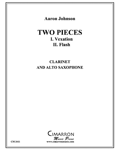 2 Pieces for Clarinet and Alto Saxophone