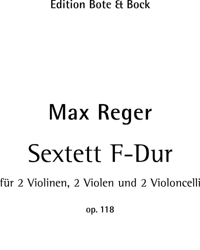 Sextet F major op. 118