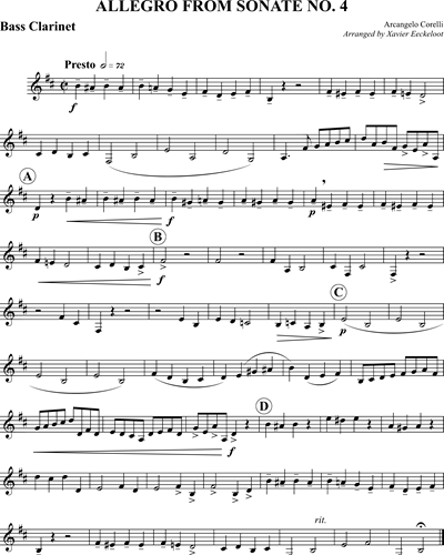 Allegro (from 'Sonata No. 4')