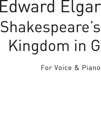 Shakespeare's Kingdom (in G)
