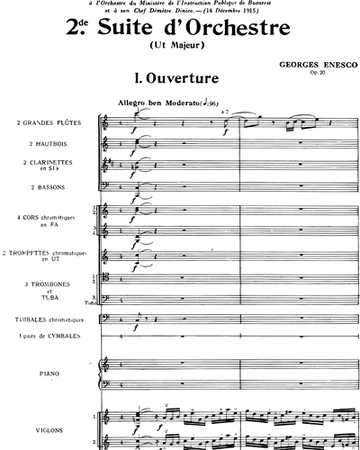 Suite n. 2 en Ut majeur Op. 20