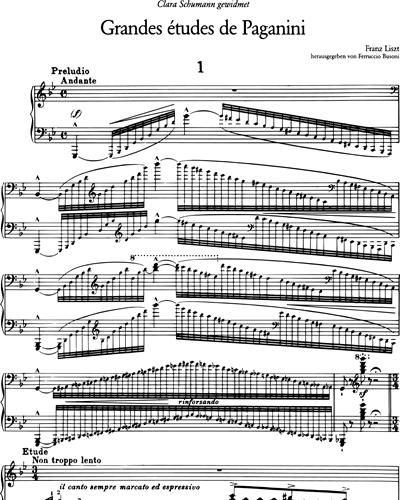 Grandes études de Paganini